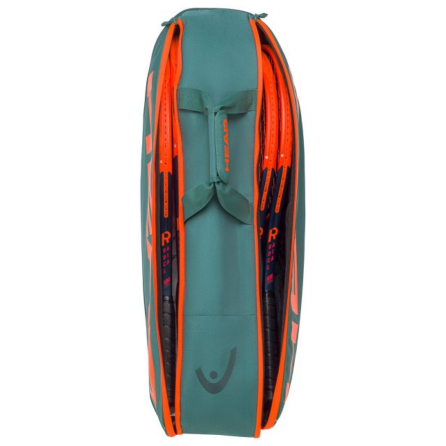 Head Pro Racketbag M (6R) Dark Cyan / Fluo Orange